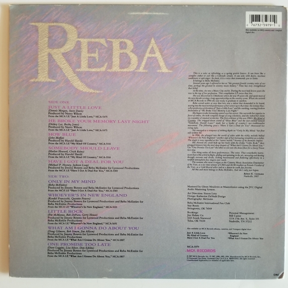 Reba McEntire's Greatest Hits Vintage Vinyl LP Record ⏺3/$40+Free Shipping!🚚 - Picture 7 of 8